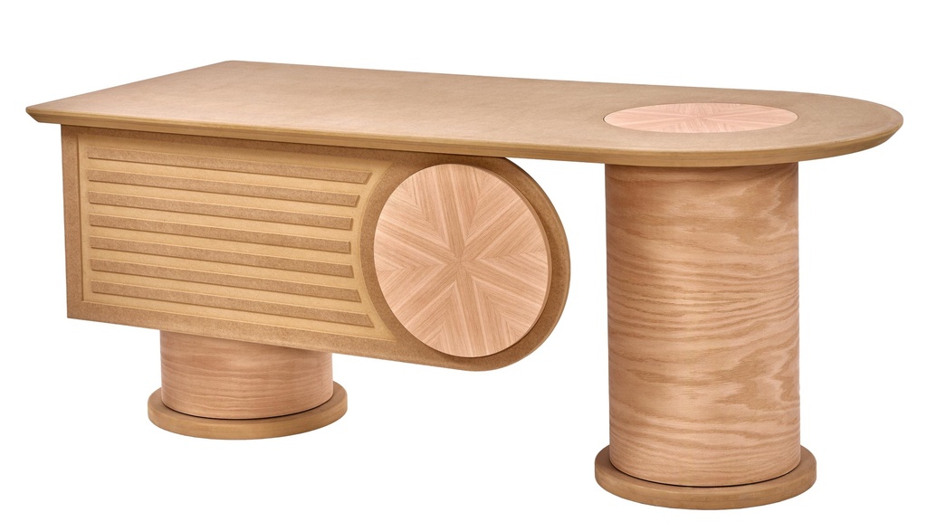 BIROU DIN LEMN SI MDF