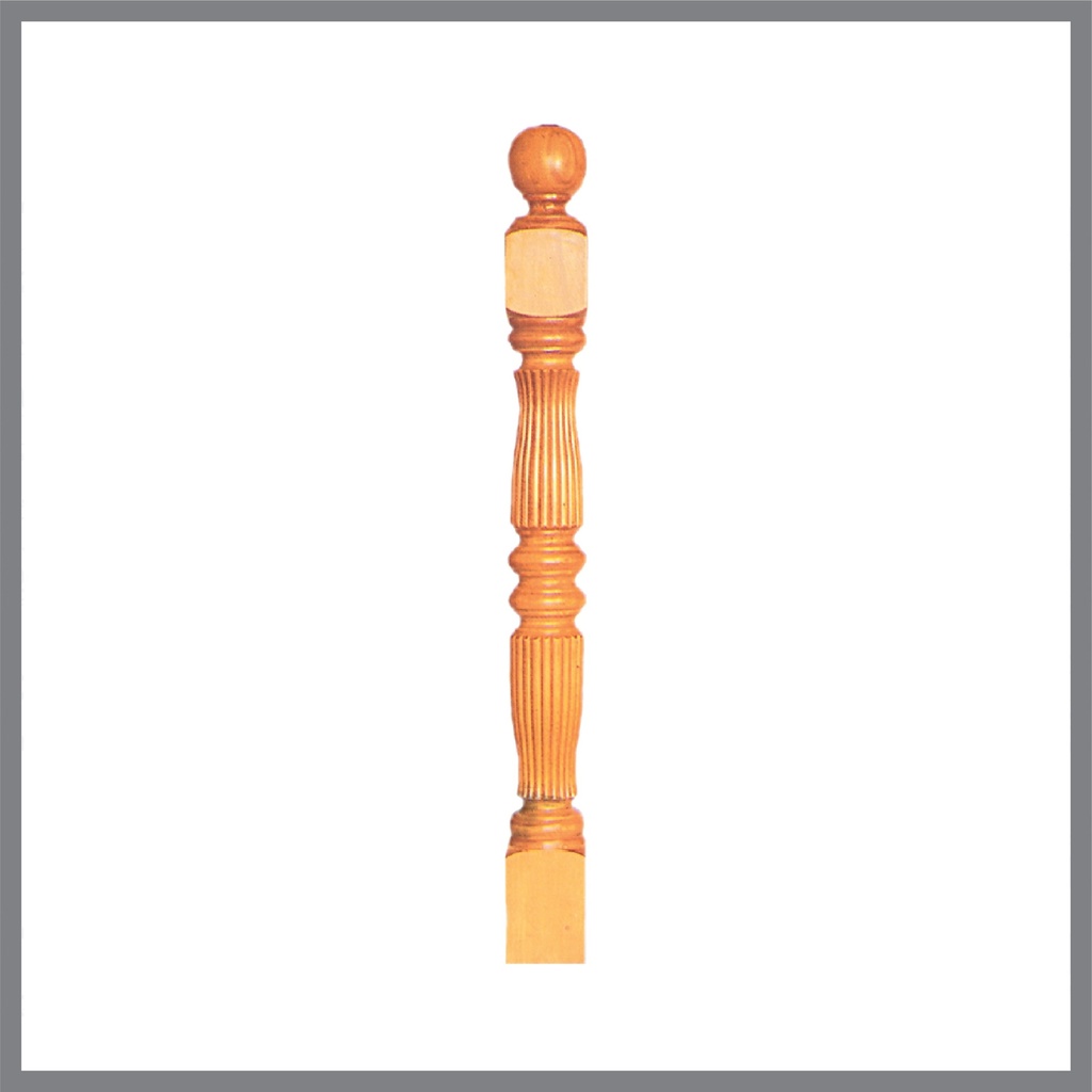 Wooden balustrus