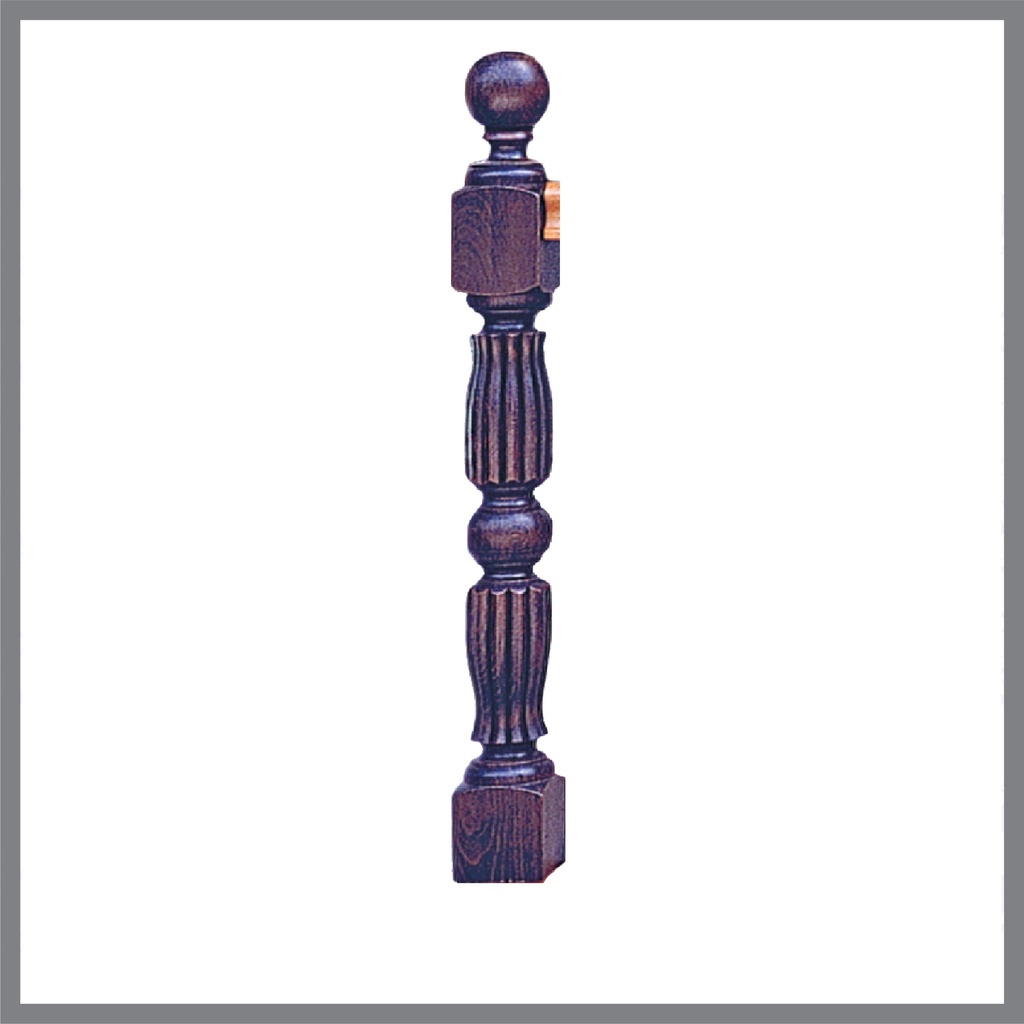 Wooden balustrus