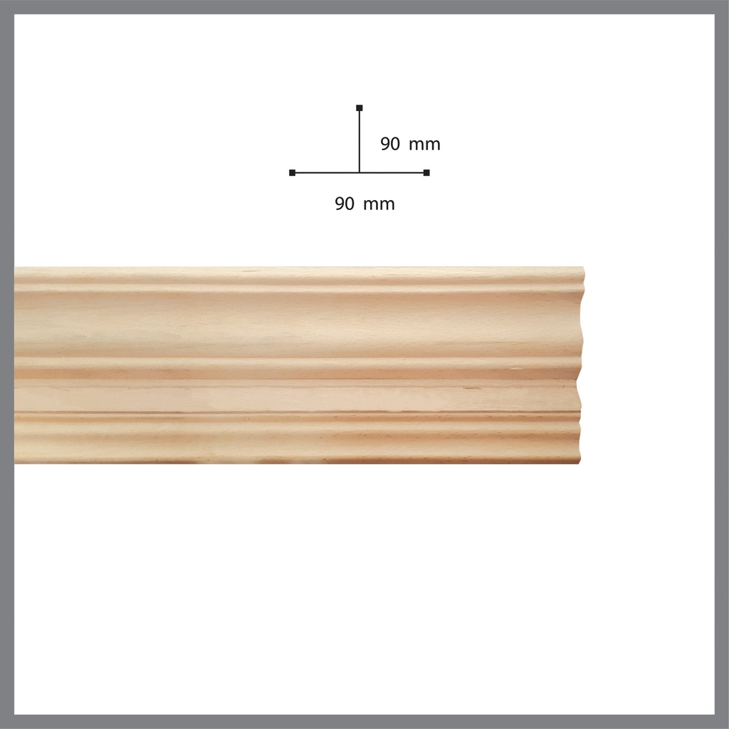 Wooden cornice