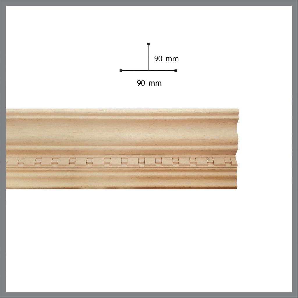 Wooden cornice