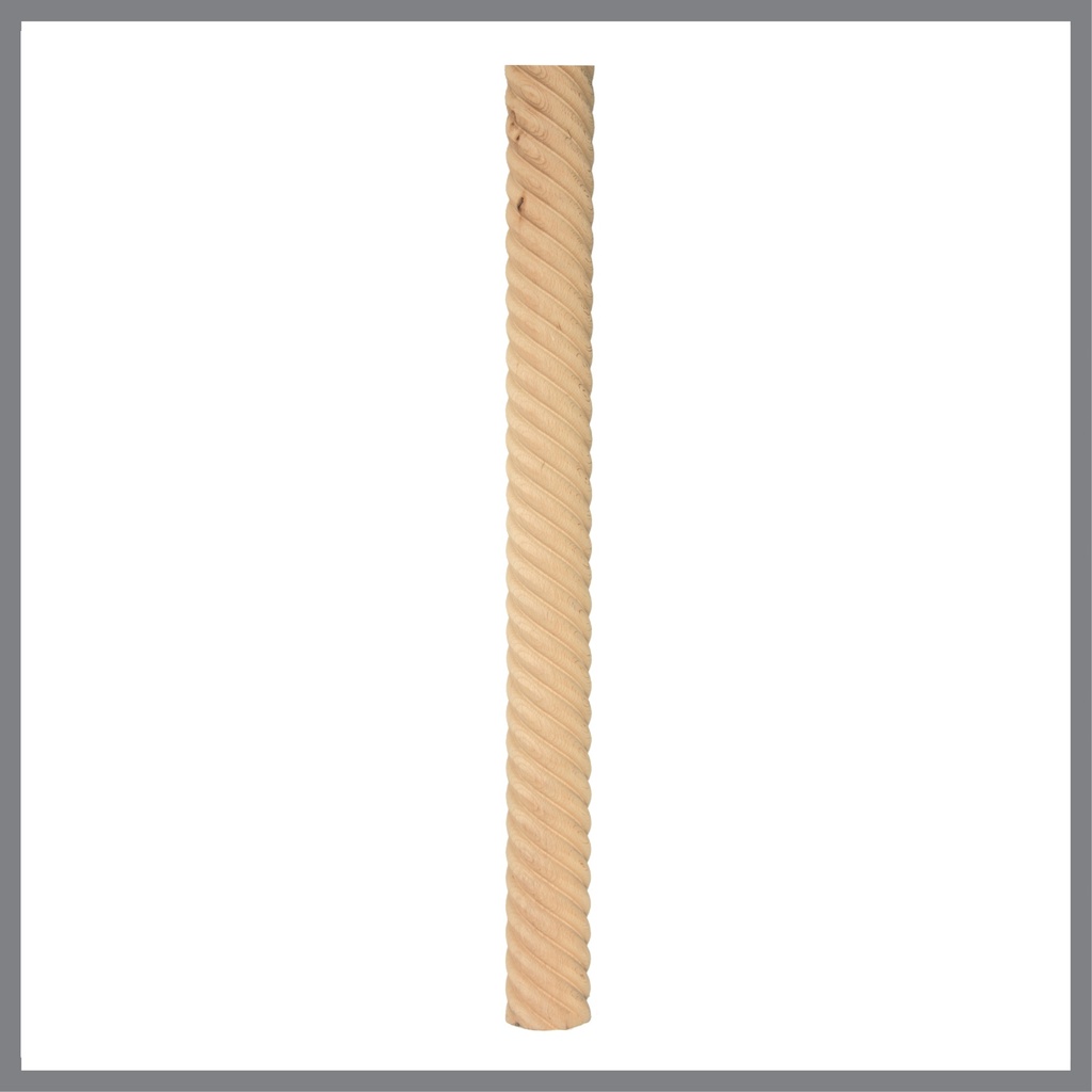 Wooden canopy pole
