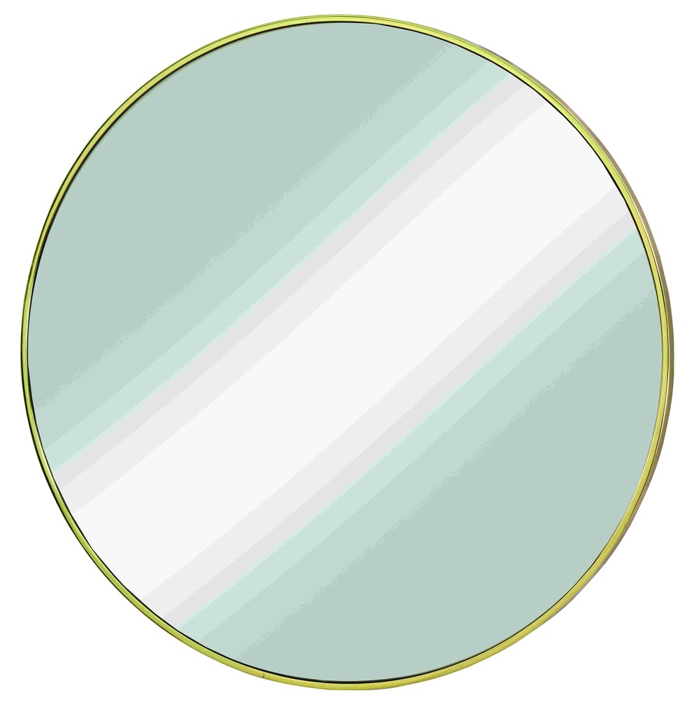 Metal round mirror