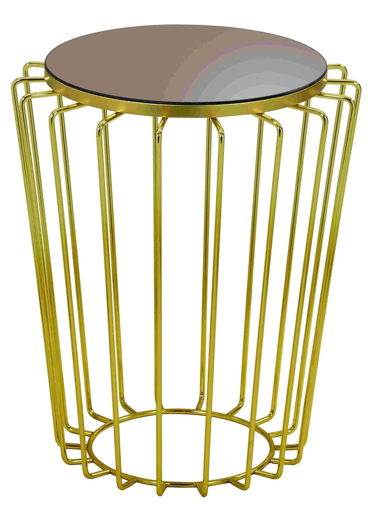 Round metal table