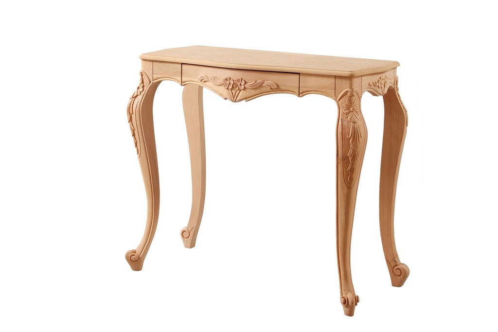 Console en bois avec sculpture