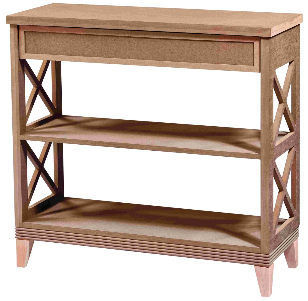 Wood and MDF console