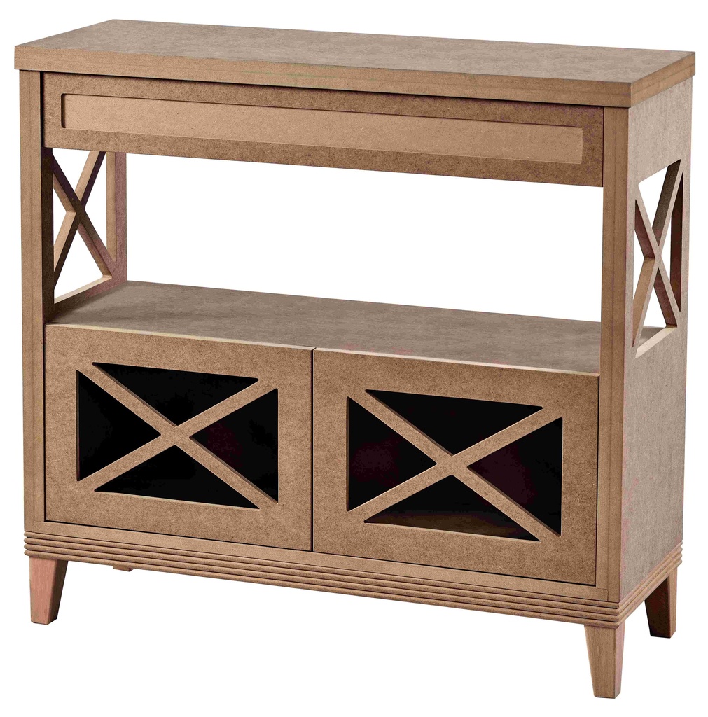 Wood and MDF console