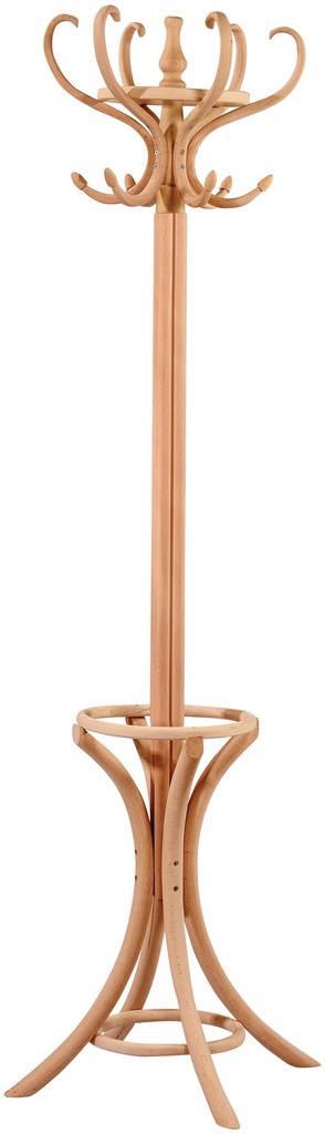 Holzbügel mit 6 Armen