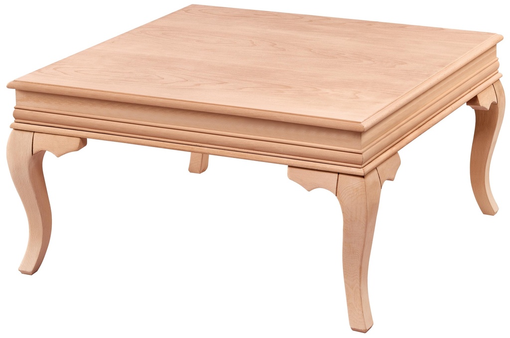 The square coffee table table