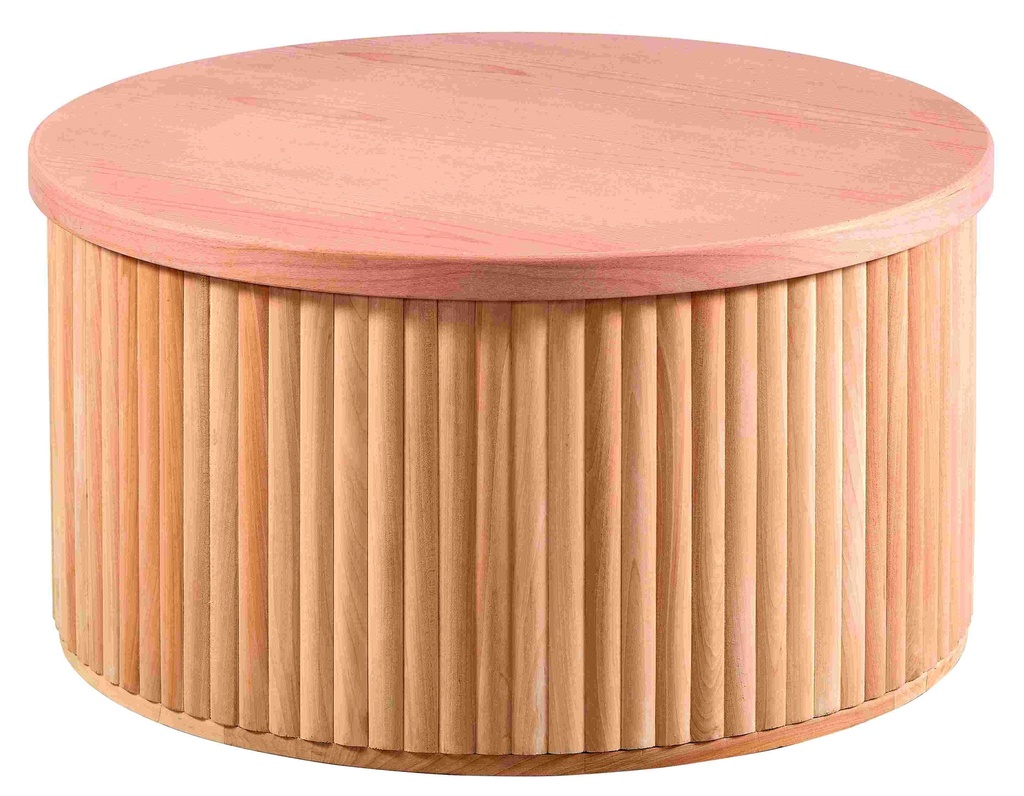 Table basse ronde en bois