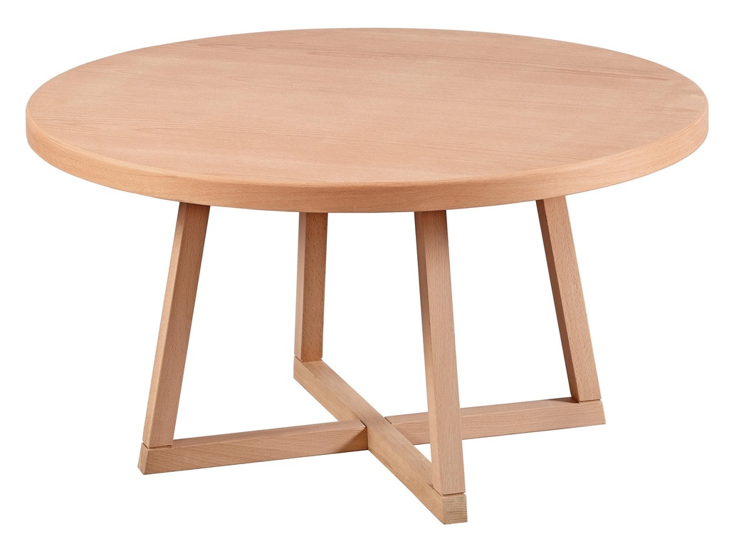 Runden Couchtisch aus Holz