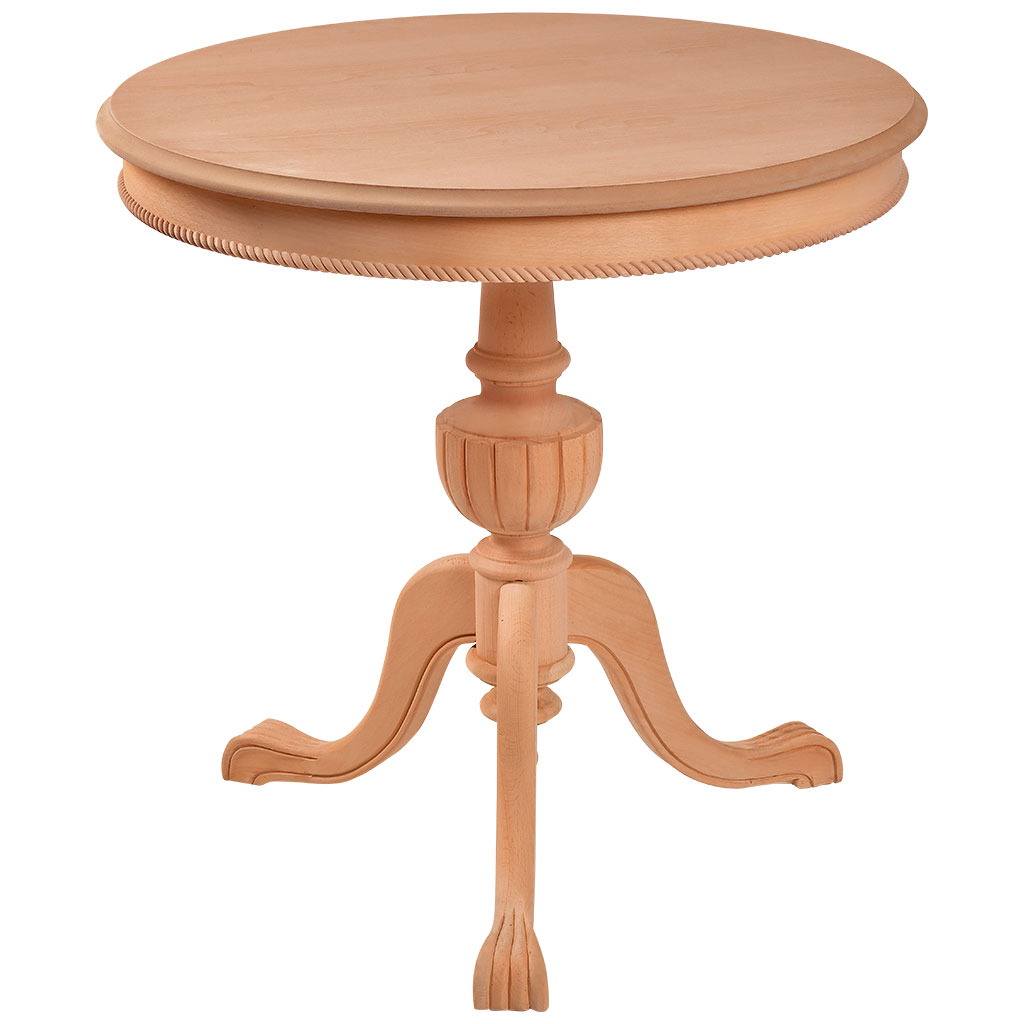 Table ronde en bois