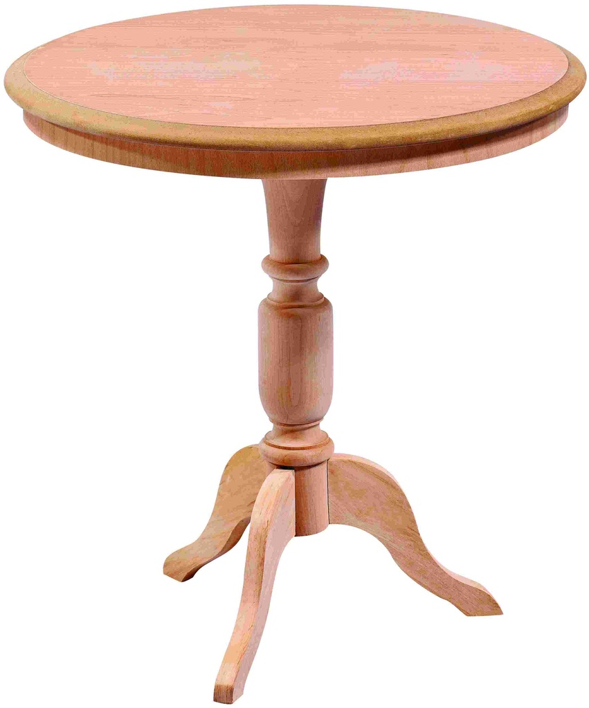 Table ronde en bois