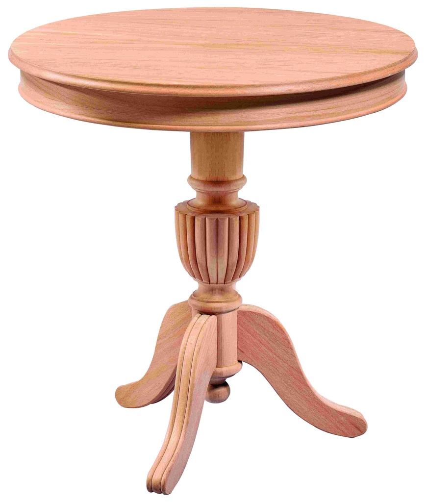 Table ronde en bois