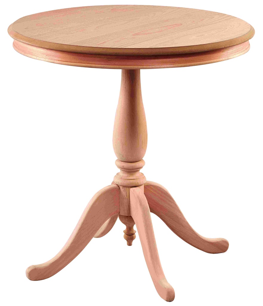 Table ronde en bois