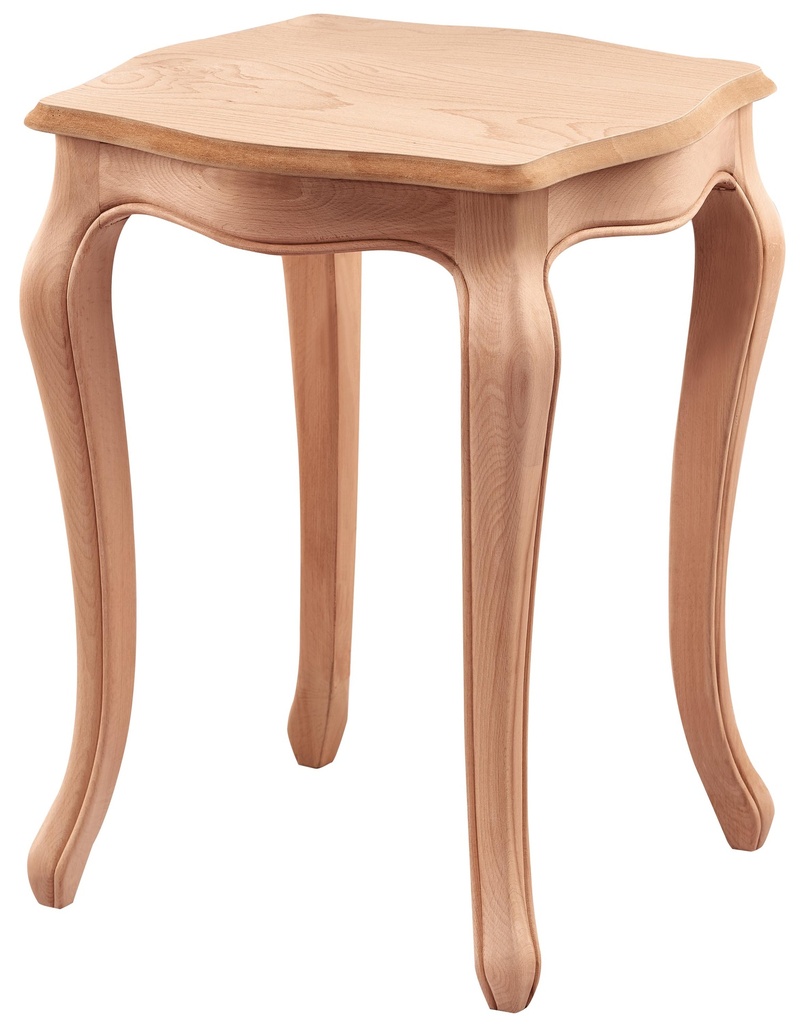 Square wooden table