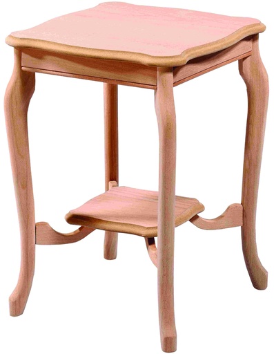 Table en bois carré