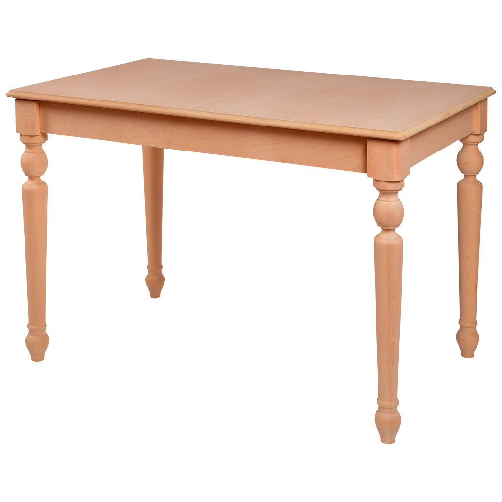 Ausziehbarer rechteckiger Tisch aus Holz