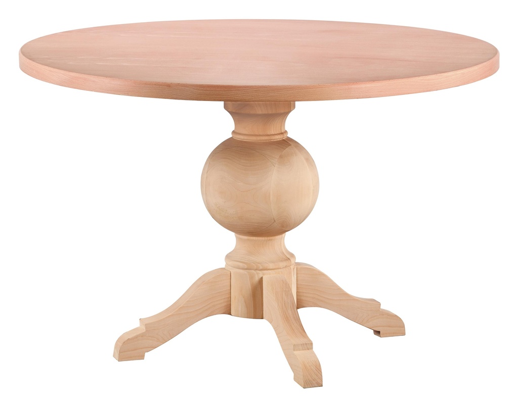 Fester runder Holztisch