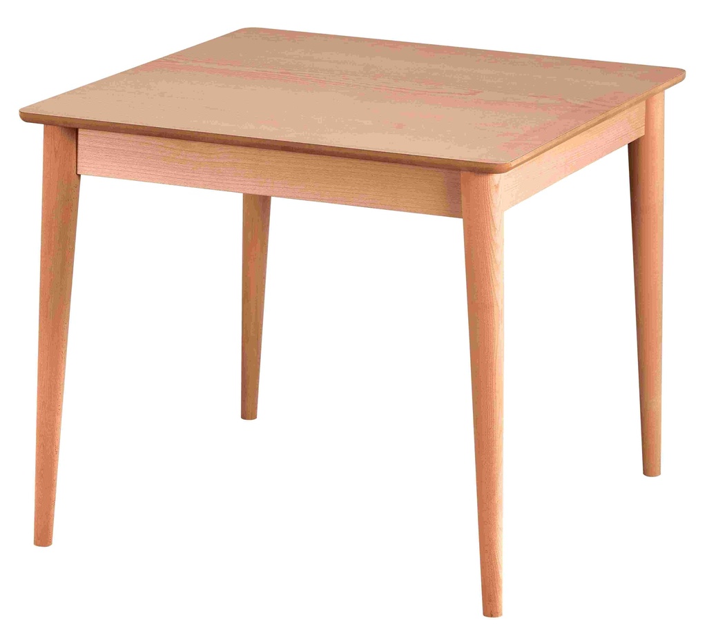 Fester quadratischer Tisch aus Holz