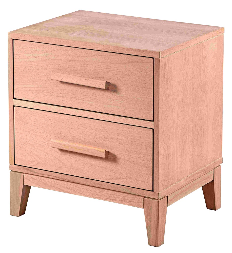 Wooden bedside table