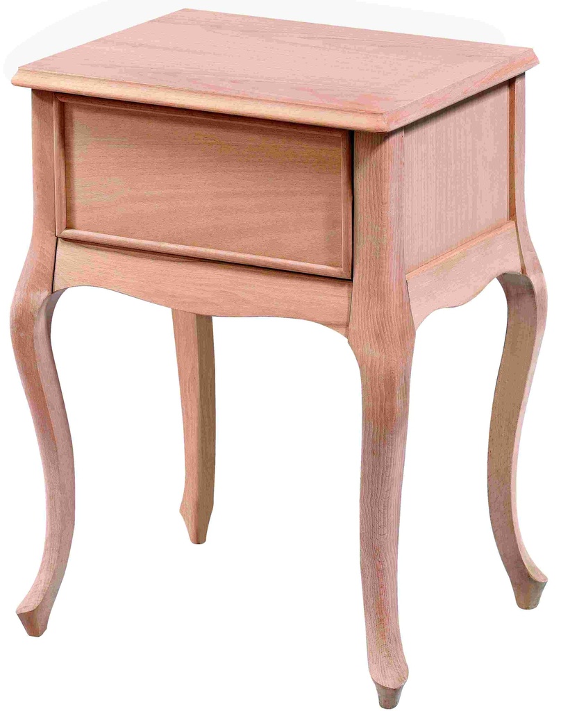 Wooden bedside table