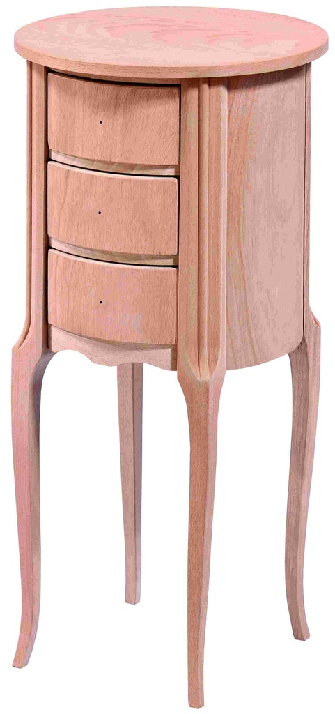 Wooden bedside table