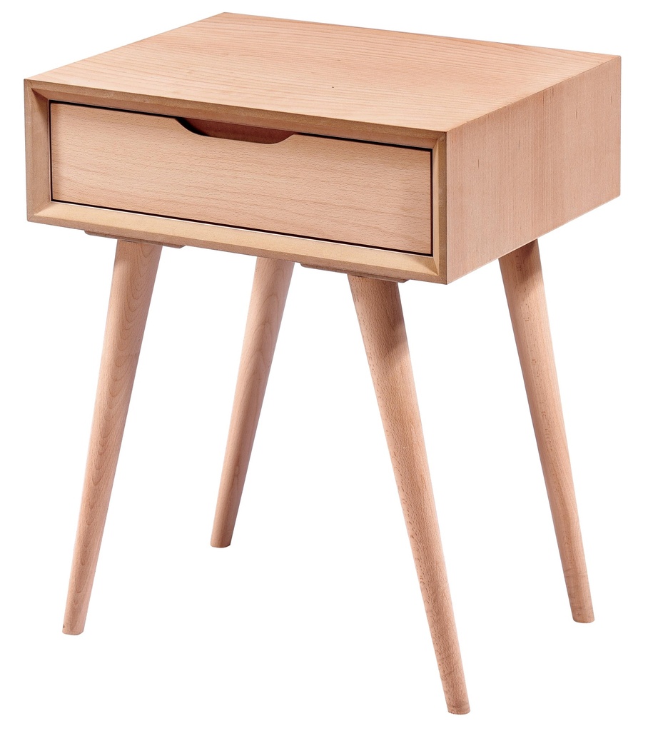 Table de chevet en bois