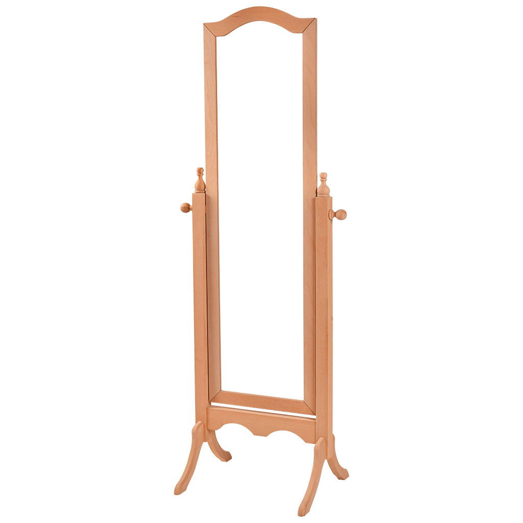 The mirror frame with wooden support and MDF