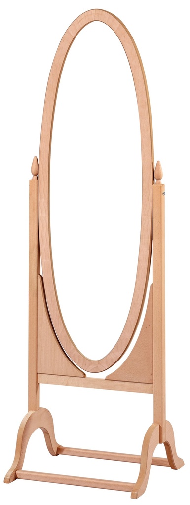 Le cadre miroir avec support en bois