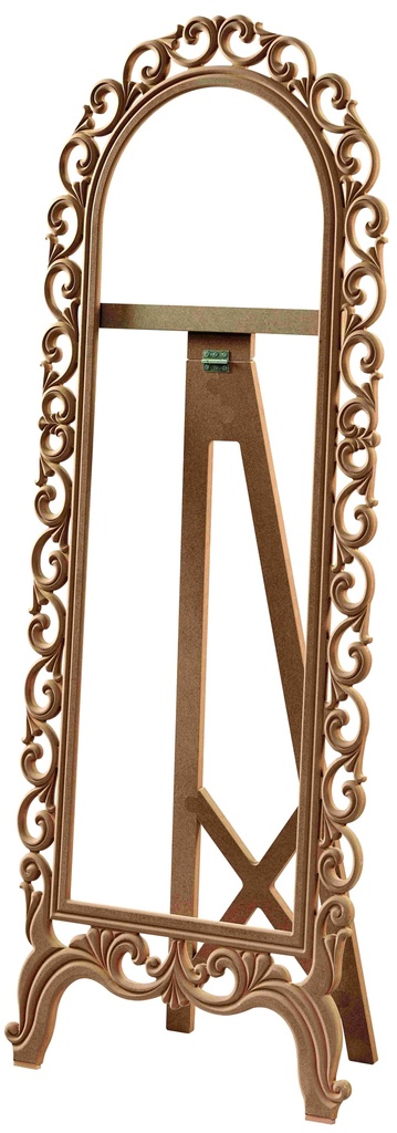 The mirror frame with MDF support