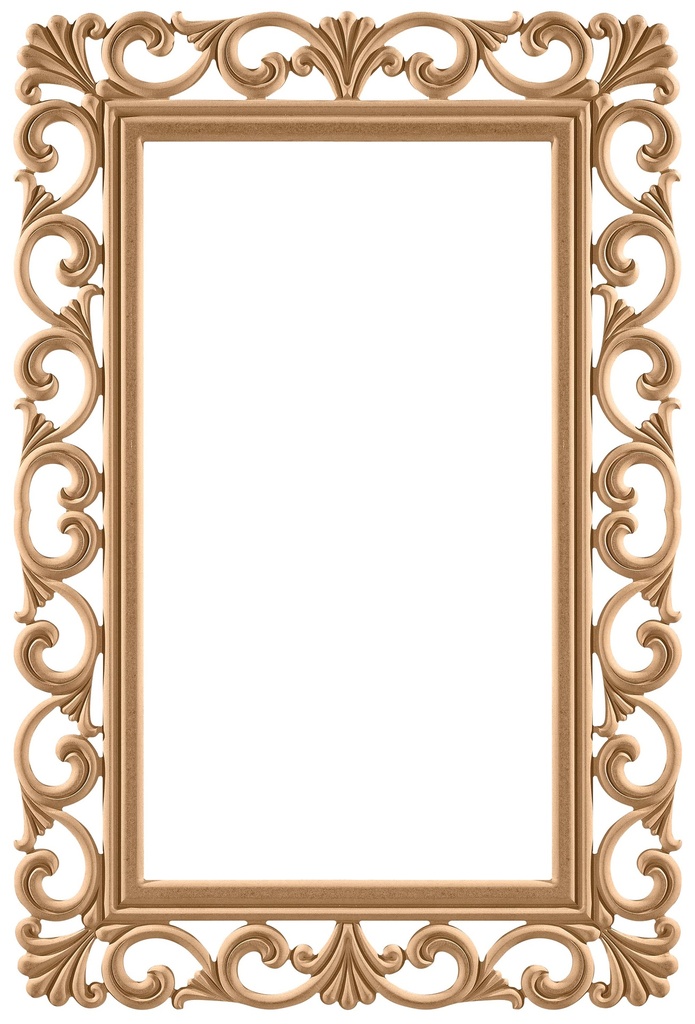 Rechteckiger Spiegel Rahmen aus MDF