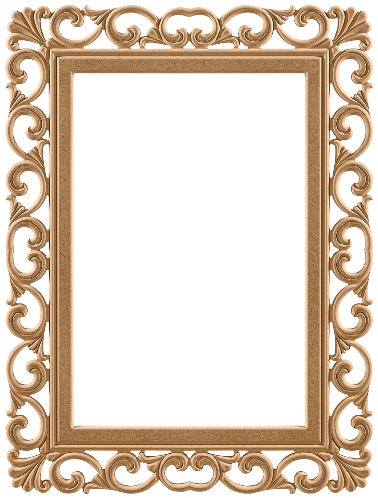 Rechteckiger Spiegel Rahmen aus MDF