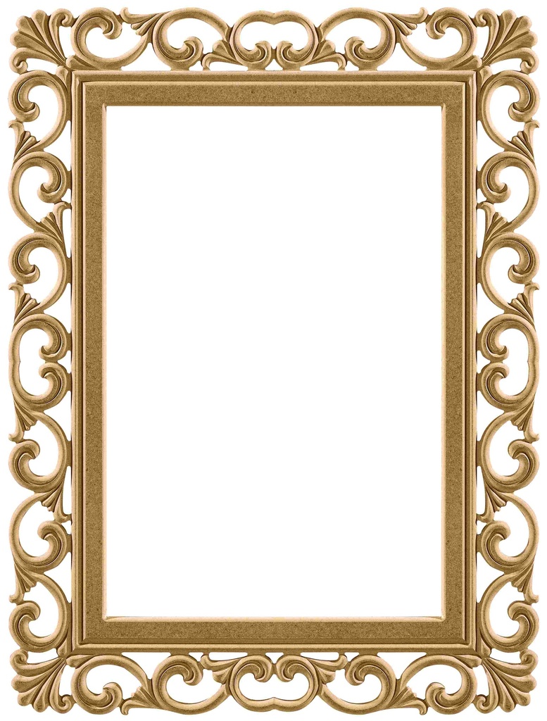 Le cadre miroir rectangulaire dans MDF