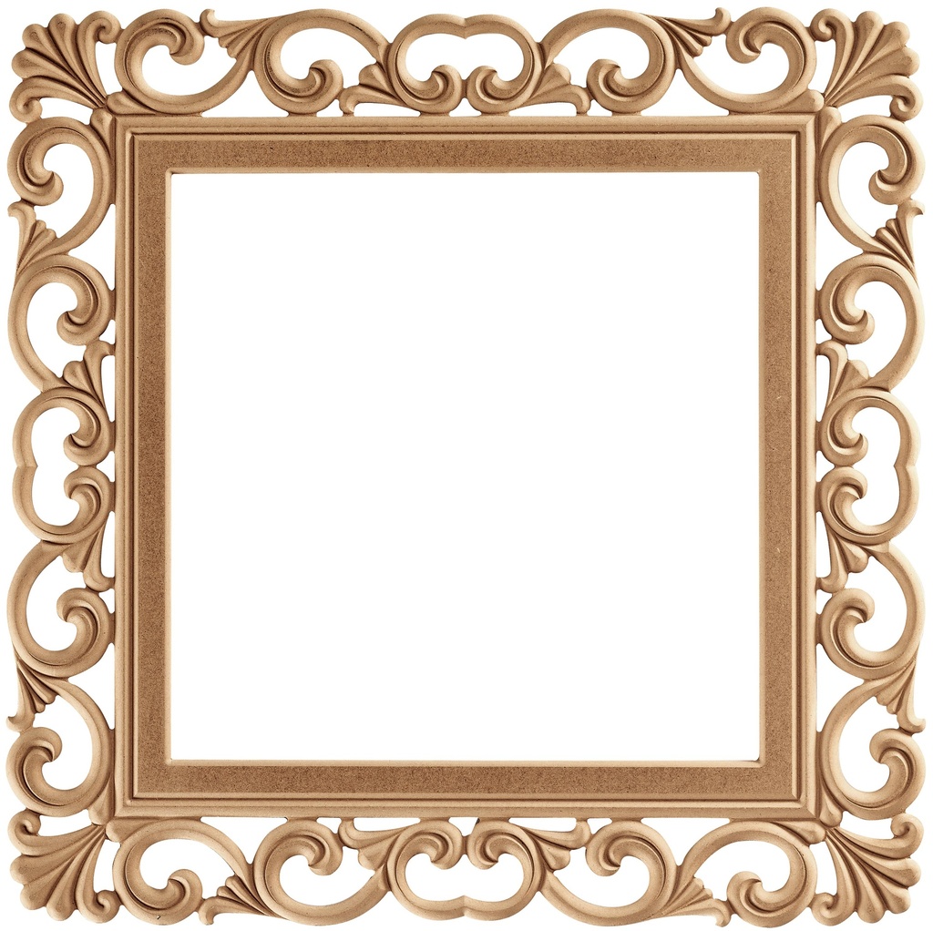Le cadre miroir carré dans MDF