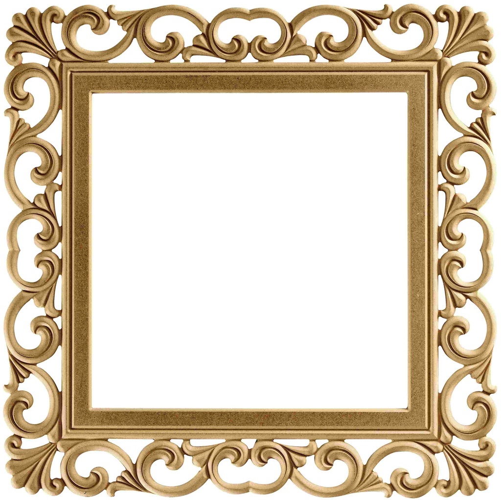 The square mirror frame in MDF