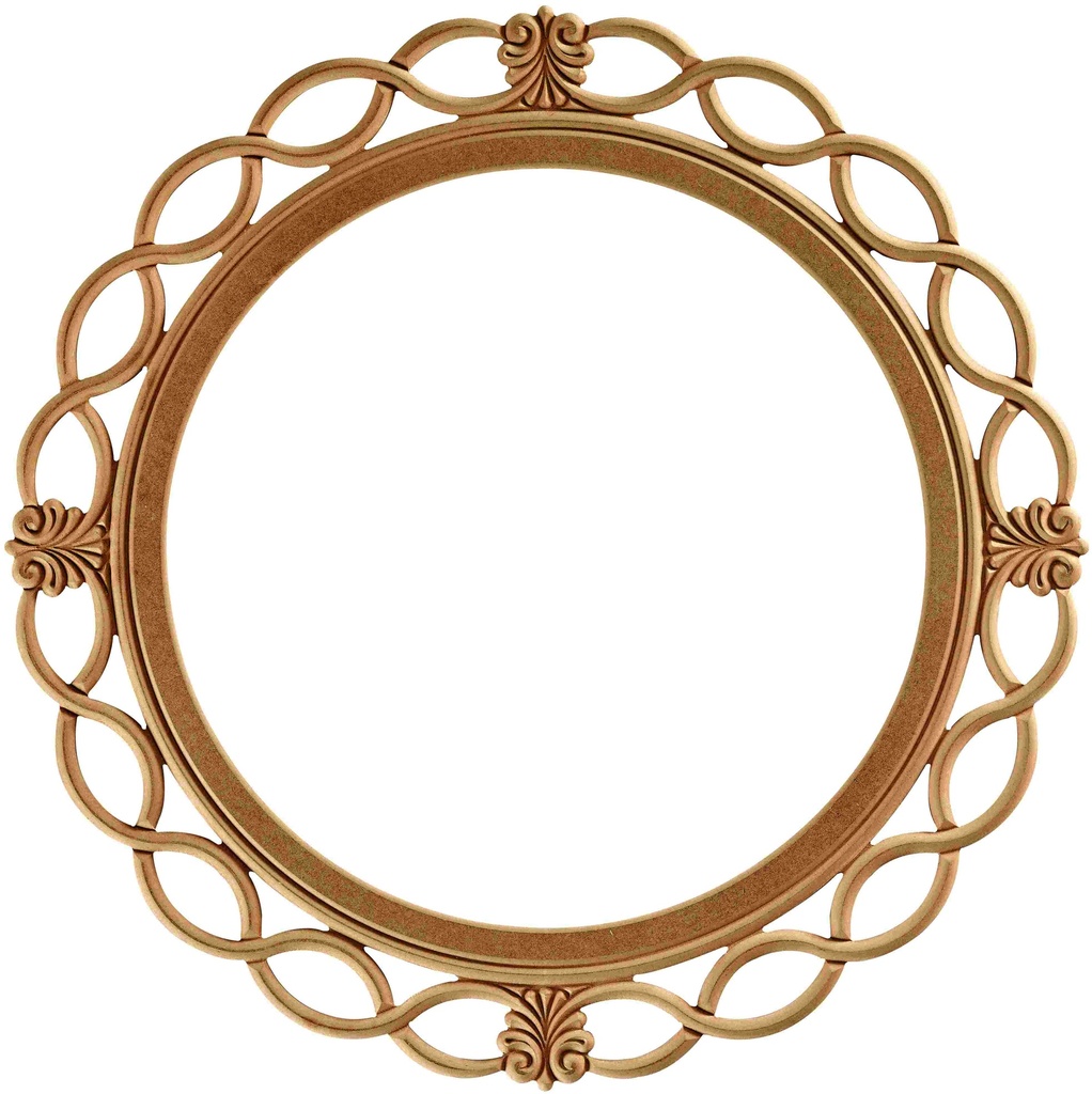 Rama Round mirror in MDF