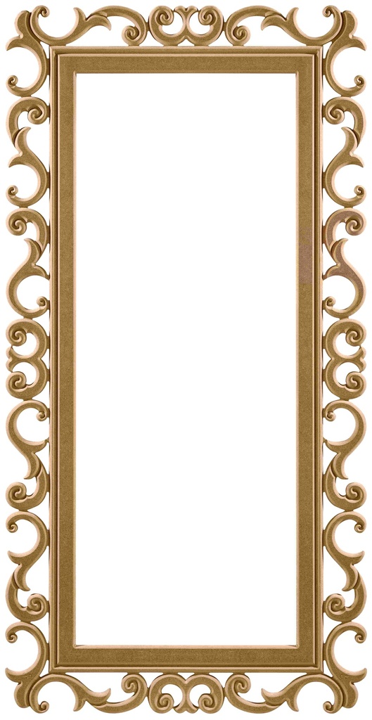 Le cadre miroir rectangulaire dans MDF