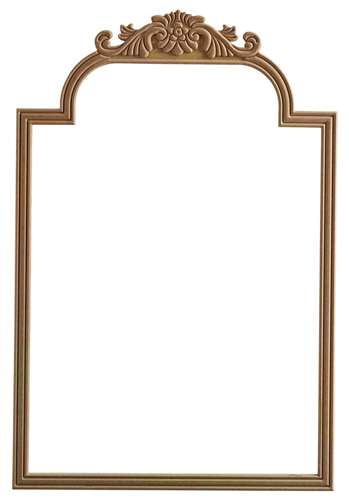 The mirror frame in MDF
