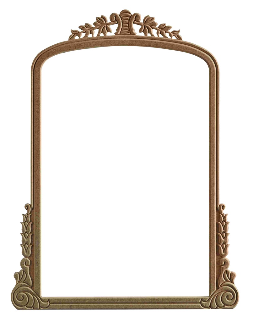 The mirror frame in MDF