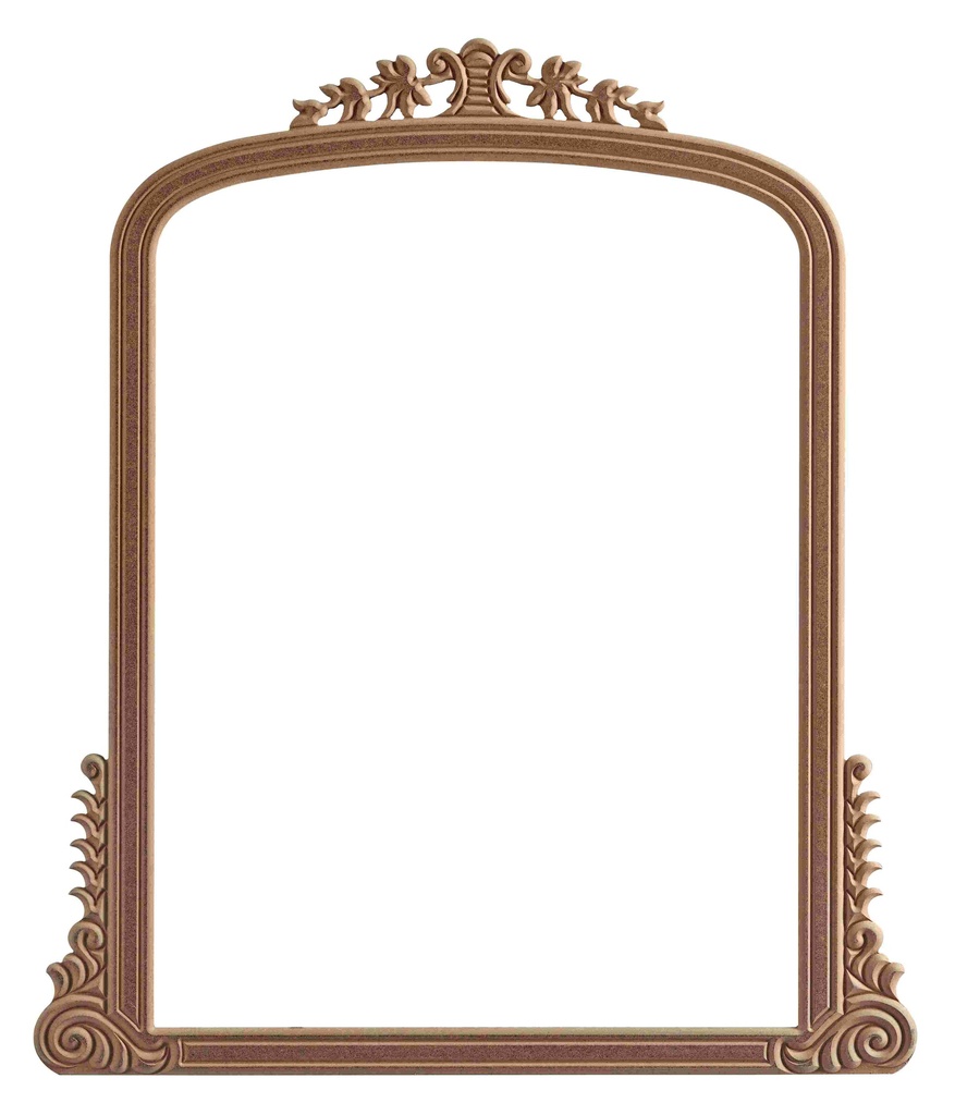 The mirror frame in MDF