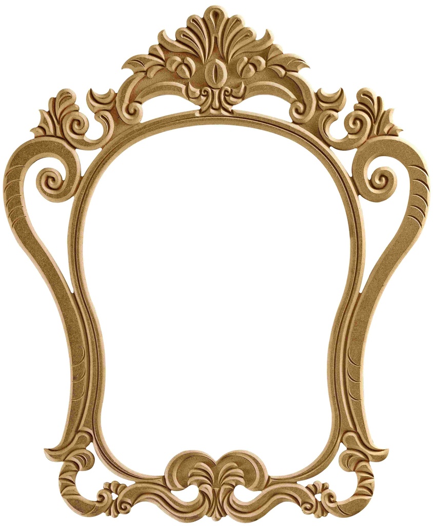 The mirror frame in MDF