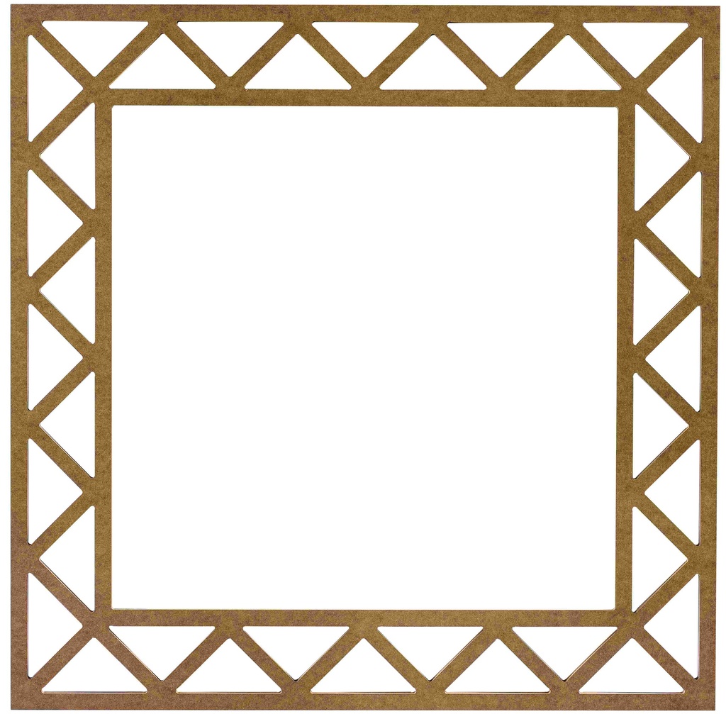 The square mirror frame in MDF