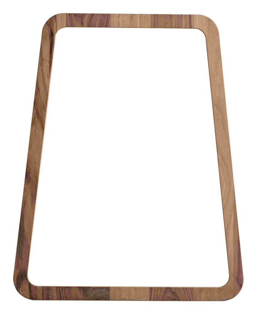 Mirror frame MDF with walnut veneer