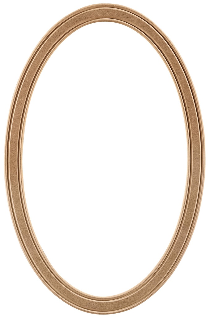 Le cadre miroir ovale en mdf