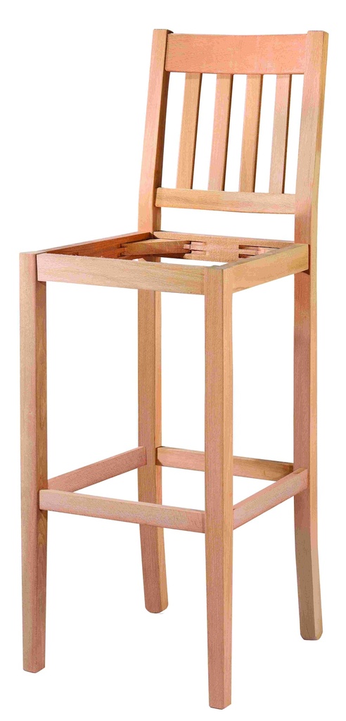 Bar de chaise squelette en bois