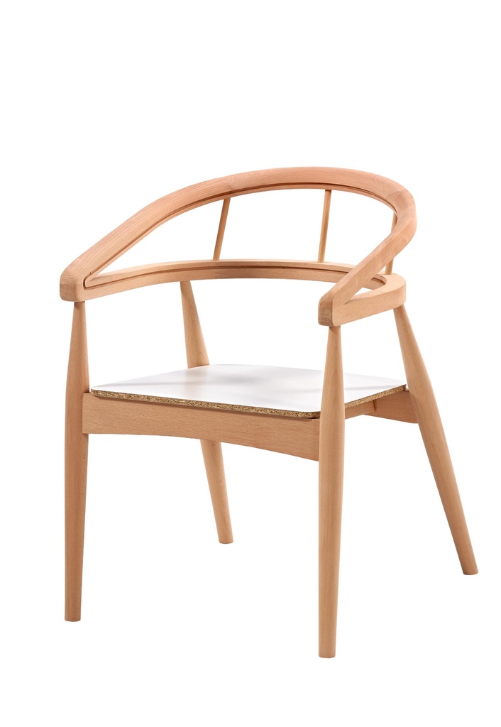 SCHELET SCAUN DIN LEMN CU BRATE