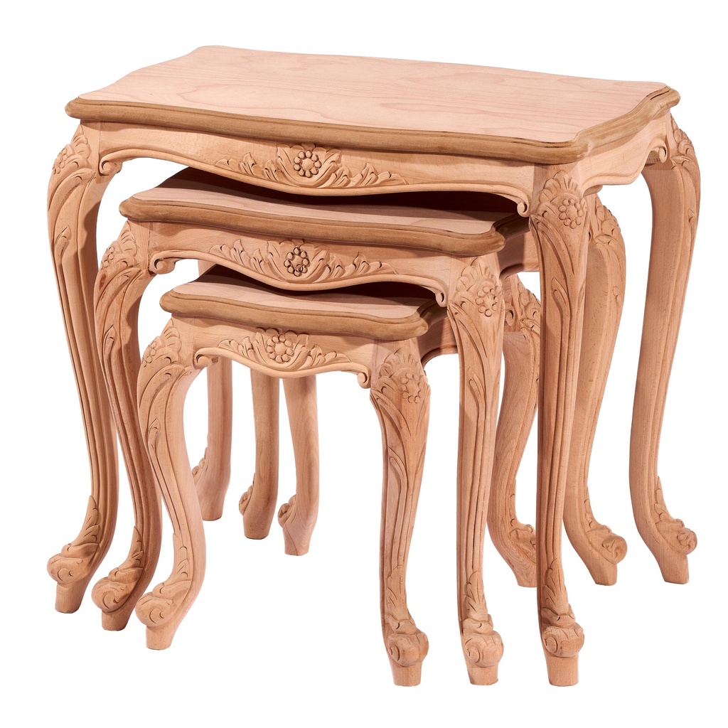 SET MASUTE DIN LEMN SI MDF CU SCULPTURA