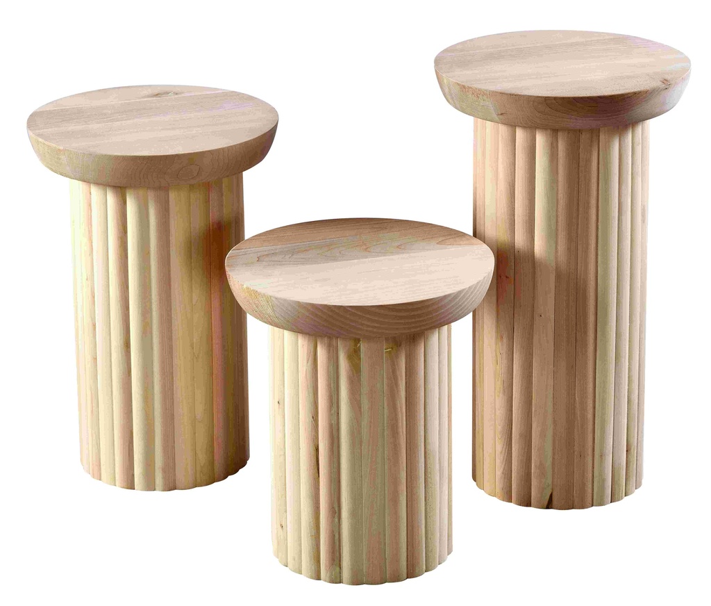 Holztisch -Set