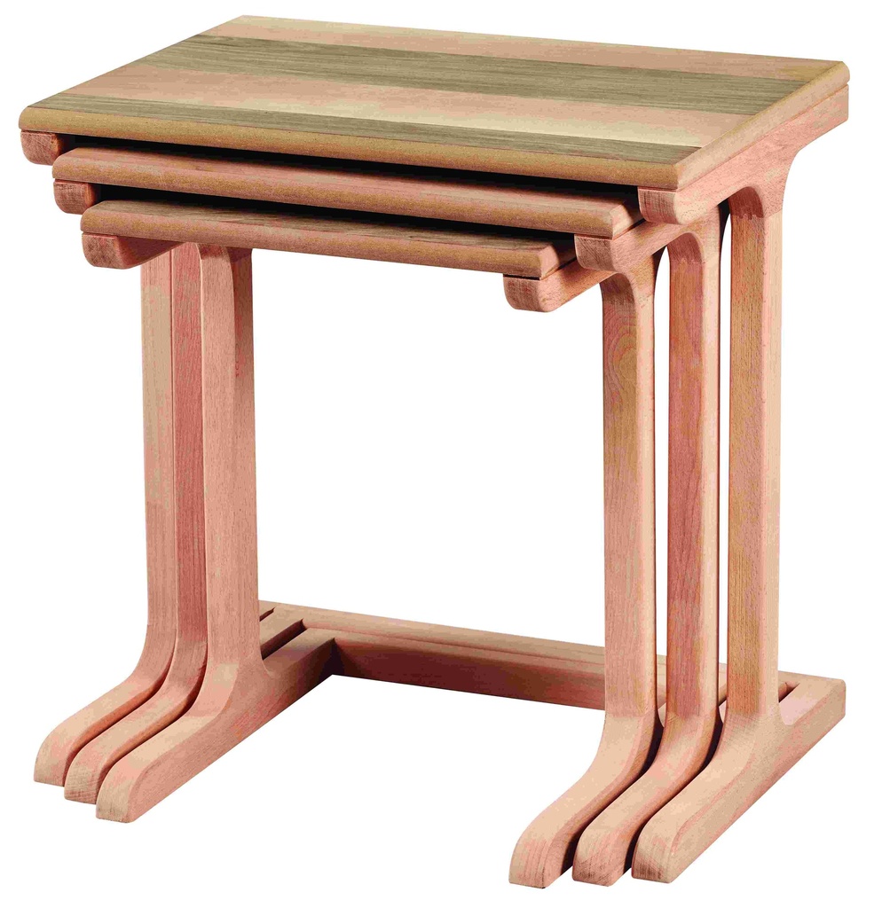 Holztisch -Set